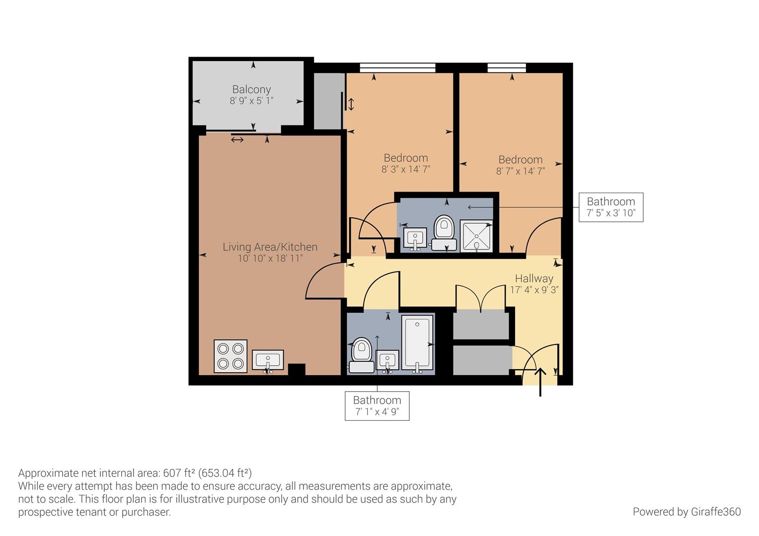 The Blake Building Ocean Way, Ocean Village floorplan